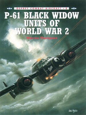 cover image of P-61 Black Widow Units of World War 2
